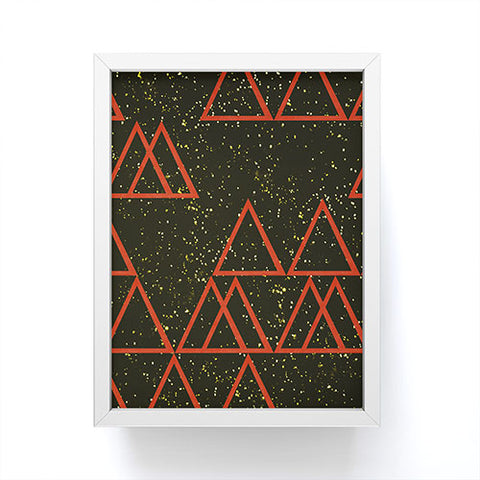 Triangle Footprint Cosmos4 Framed Mini Art Print