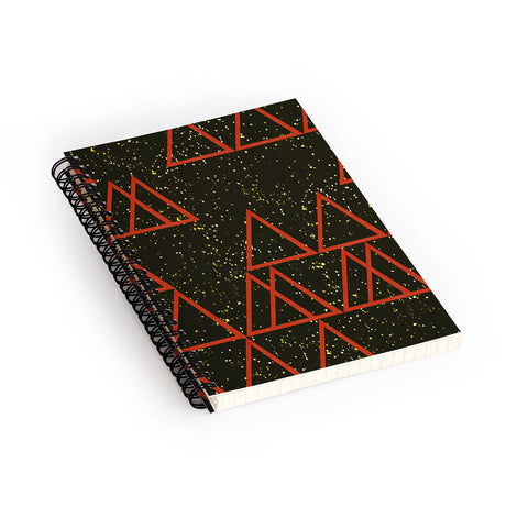 Triangle Footprint Cosmos4 Spiral Notebook
