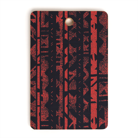Triangle Footprint Lindiv1 Red Cutting Board Rectangle