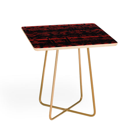 Triangle Footprint Lindiv1 Red Side Table