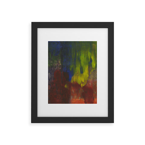Triangle Footprint right there Framed Art Print