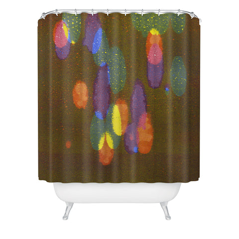 Triangle Footprint talk to you Shower Curtain