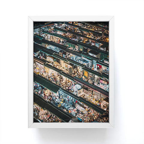 Tristan Zhou Night Market Framed Mini Art Print