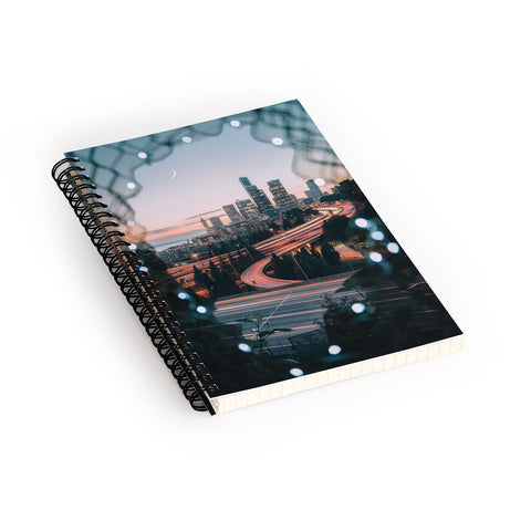 Tristan Zhou Seattle Cityscape Spiral Notebook