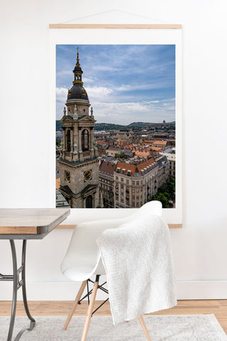TristanVision Budapests Bell Tower Art Print And Hanger