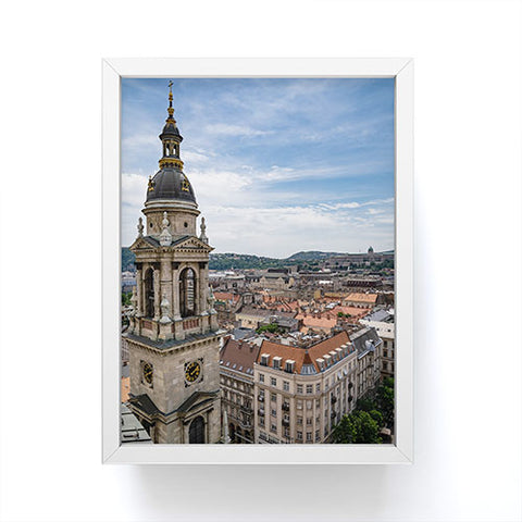 TristanVision Budapests Bell Tower Framed Mini Art Print