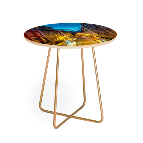 TristanVision Lisbon Lights Round Side Table