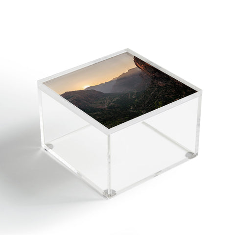 TristanVision Sunkissed Canyon Zion National Park Acrylic Box