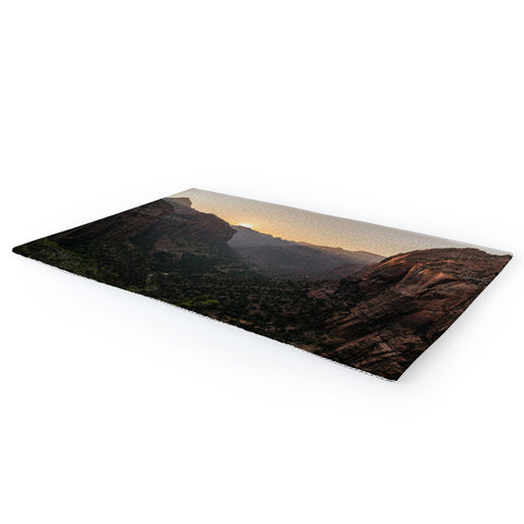 TristanVision Sunkissed Canyon Zion National Park Area Rug