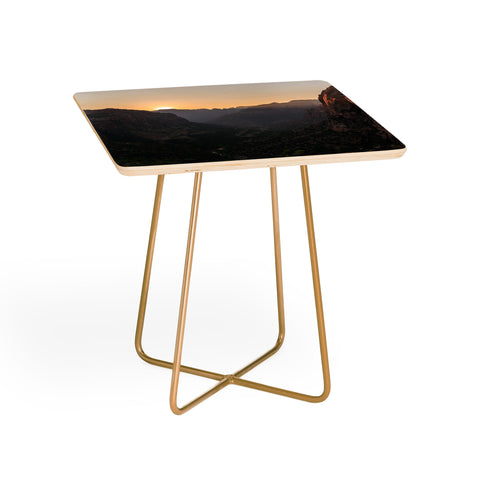 TristanVision Sunkissed Canyon Zion National Park Side Table