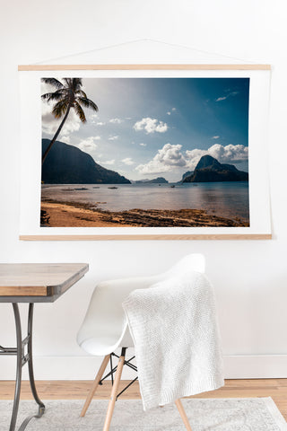 TristanVision Tropical Beach Philippines Paradise Art Print And Hanger