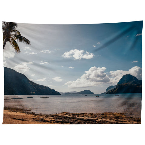 TristanVision Tropical Beach Philippines Paradise Tapestry
