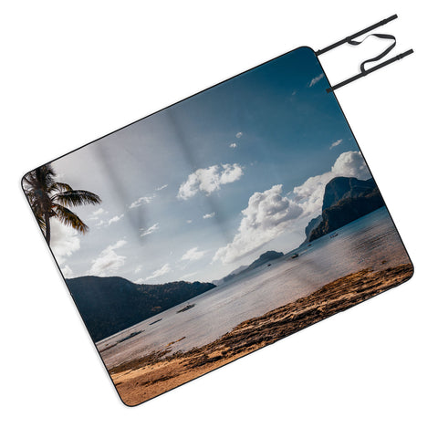 TristanVision Tropical Beach Philippines Paradise Picnic Blanket