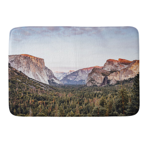 TristanVision Yosemite Tunnel View Sunset Memory Foam Bath Mat