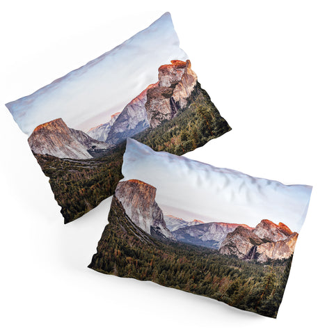 TristanVision Yosemite Tunnel View Sunset Pillow Shams