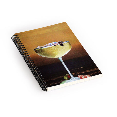 Tyler Varsell Champagne Sunset I Spiral Notebook