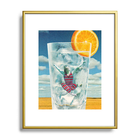 Tyler Varsell Gin and Tonic Metal Framed Art Print