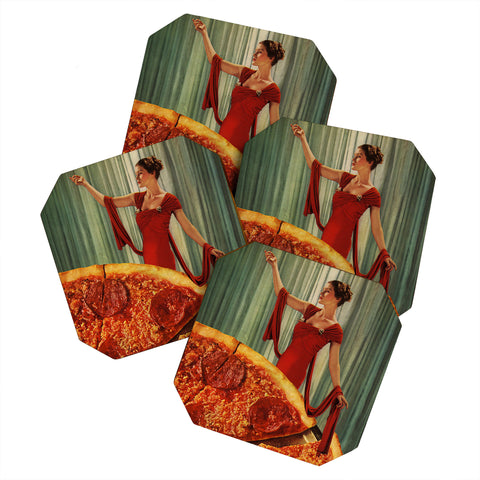 Tyler Varsell Pizza Party II Coaster Set