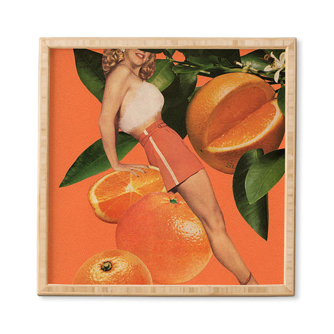 Tyler Varsell Vitamin C Orange Framed Wall Art