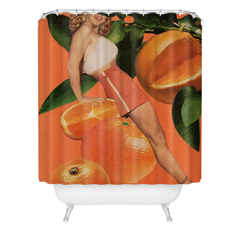 Tyler Varsell Vitamin C Orange Shower Curtain