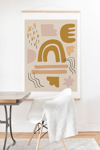 Urban Wild Studio sun pattern Art Print And Hanger