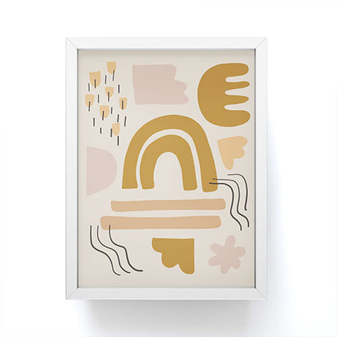 Urban Wild Studio sun pattern Framed Mini Art Print