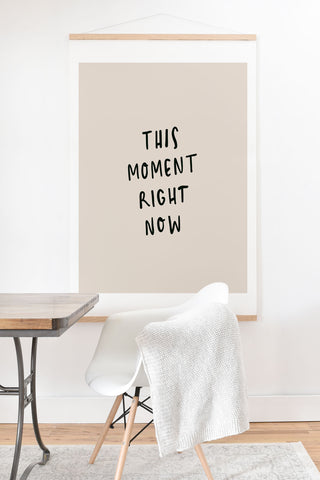 Urban Wild Studio this moment right now Art Print And Hanger