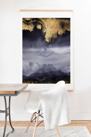 UtArt Thunderstorm I Art Print And Hanger