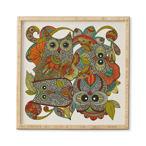 Valentina Ramos 4 Owls Framed Wall Art