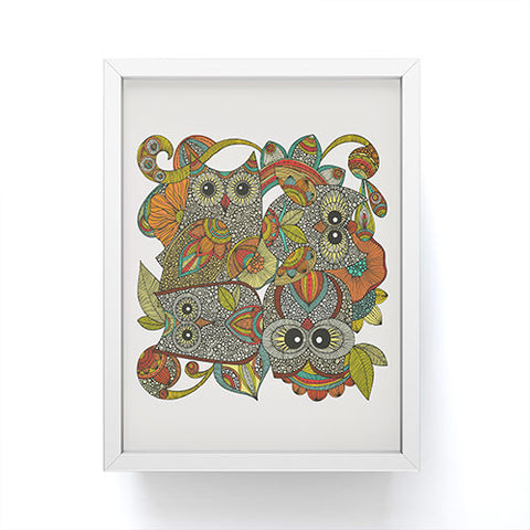 Valentina Ramos 4 Owls Framed Mini Art Print