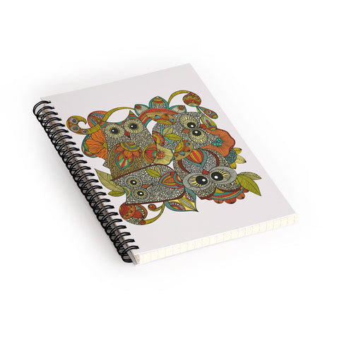 Valentina Ramos 4 Owls Spiral Notebook