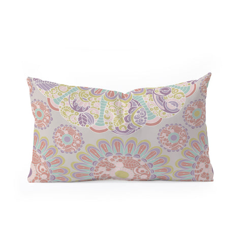 Valentina Ramos Amaranth pattern Oblong Throw Pillow