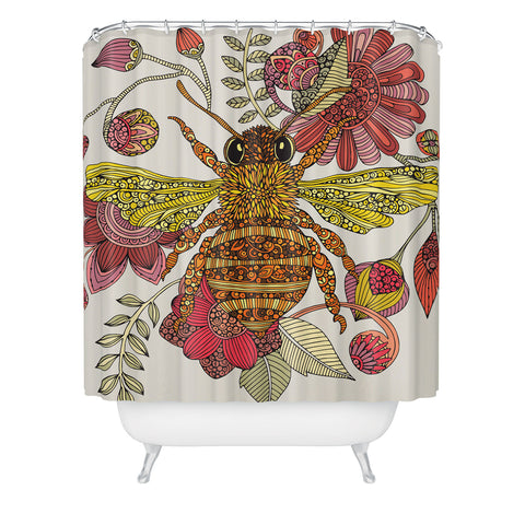 Valentina Ramos Bee Awesome Shower Curtain