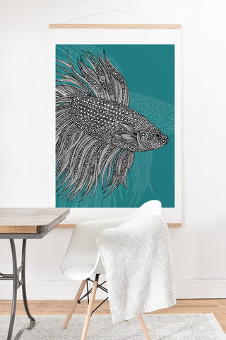 Valentina Ramos Beta Fish Art Print And Hanger