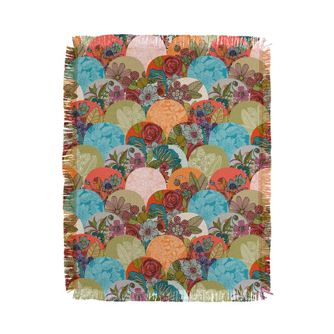 Valentina Ramos Blooming Quilt Throw Blanket