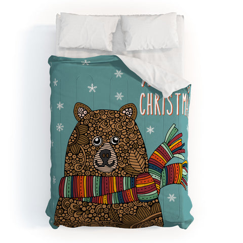 Valentina Ramos Christmas Bear Comforter