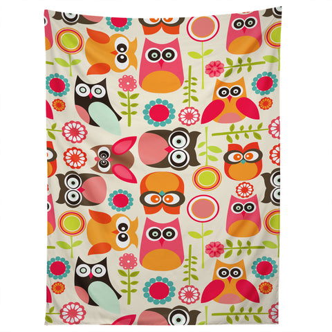 Valentina Ramos Cute Little Owls Tapestry