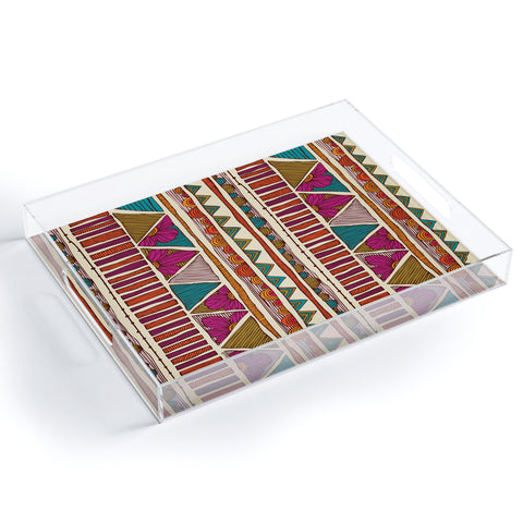 Valentina Ramos Ethnic Stripes Acrylic Tray