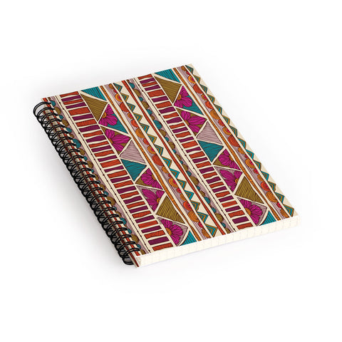 Valentina Ramos Ethnic Stripes Spiral Notebook