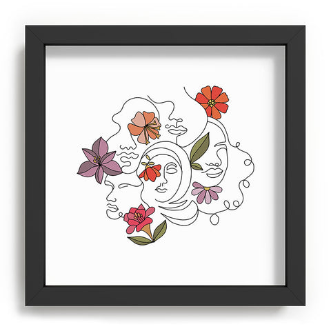 Valentina Ramos Faces and Flowers Recessed Framing Square