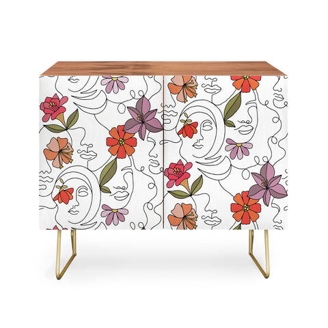 Valentina Ramos Faces and Flowers Credenza