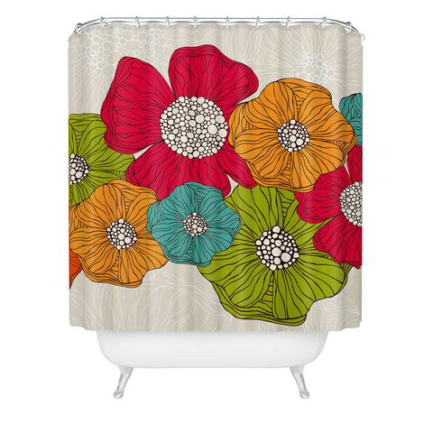 Valentina Ramos Flowers Shower Curtain