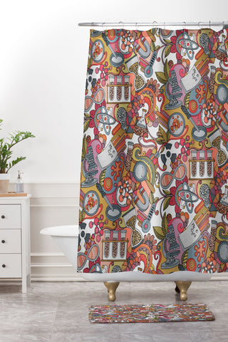 Valentina Ramos Love Science Shower Curtain And Mat