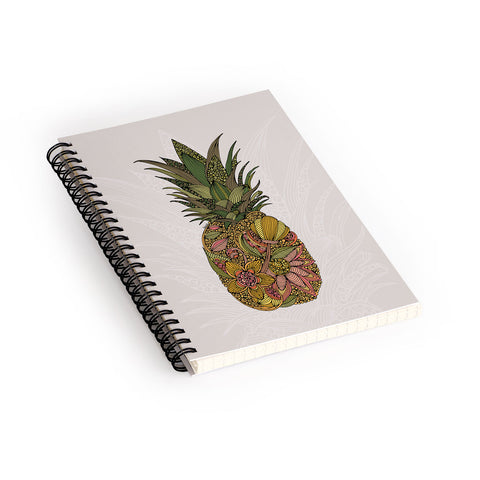 Valentina Ramos Pineapple Flower Spiral Notebook