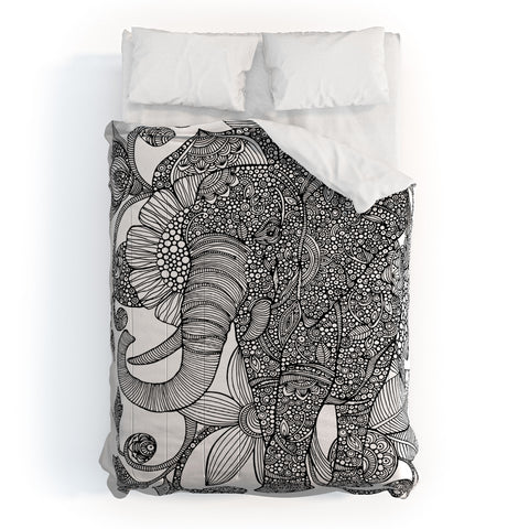 Valentina Ramos Ruby the Elephant lines Comforter