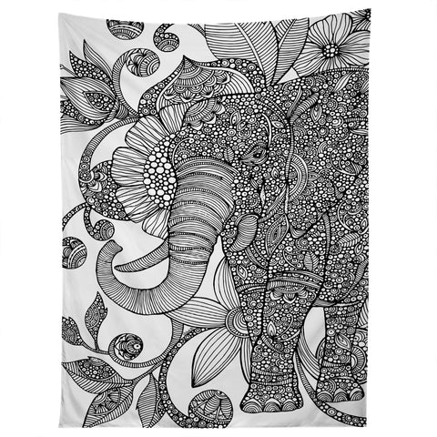 Valentina Ramos Ruby the Elephant lines Tapestry