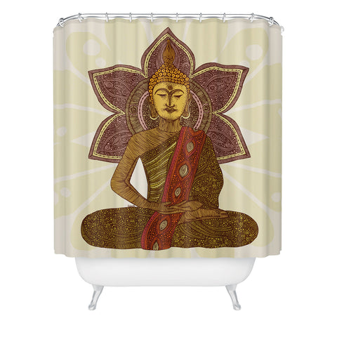 Valentina Ramos Sitting Buddha Shower Curtain