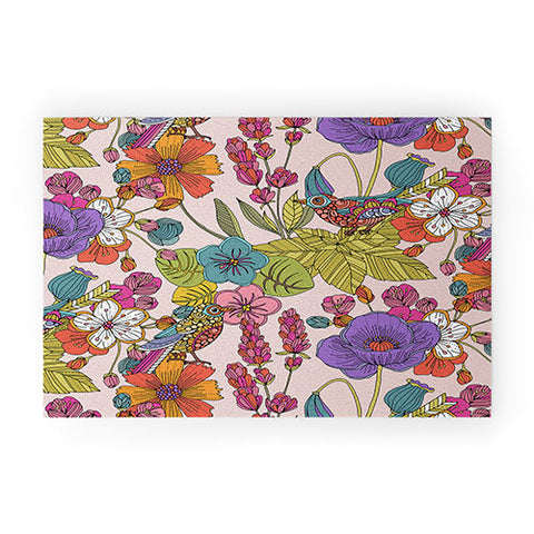 Valentina Ramos Spring time in the garden Welcome Mat