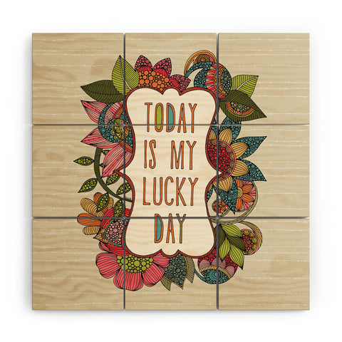 Valentina Ramos Today Is My Lucky Day Wood Wall Mural