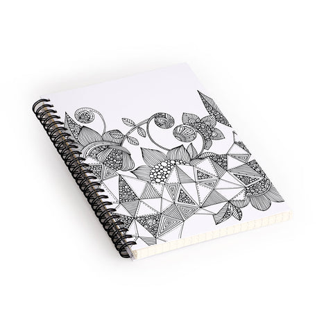 Valentina Ramos Triangle Flowers Spiral Notebook